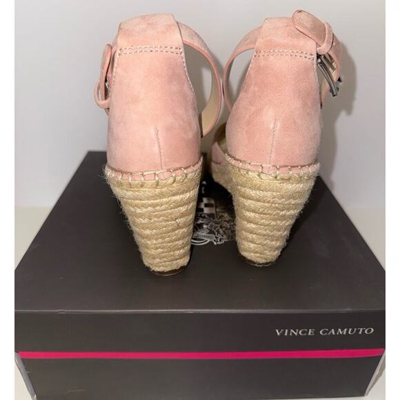 Vince Camuto Leera Wedge Sandals Women’s 7.5 M Precious Espadrille Ankle Strap - Picture 4 of 8
